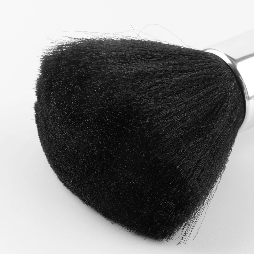 Soft Bristle Cleaning Brush Barber Shop Plastic Handle Vintage Neck Brush For Salon Hairstyling Tools Broken Hair Removal Tools