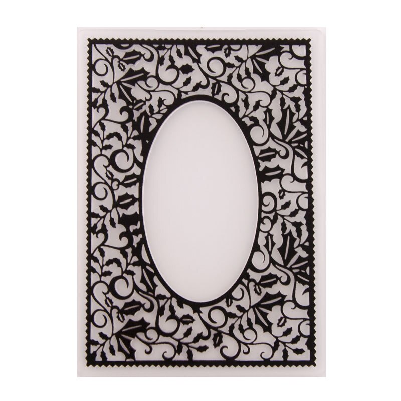 Ovale blomster blondere preging kartlegger til papirer fotoalbum lage kort rekvisita gjør-det-selv 3d plast scrapbooking kutte dør
