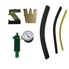 Pressure Gauge W/ Dial Carburetor Accessories Measuring Tester W/ 2 Regulator 3 Hose Kit Leak Repair Garden Tools Supplies