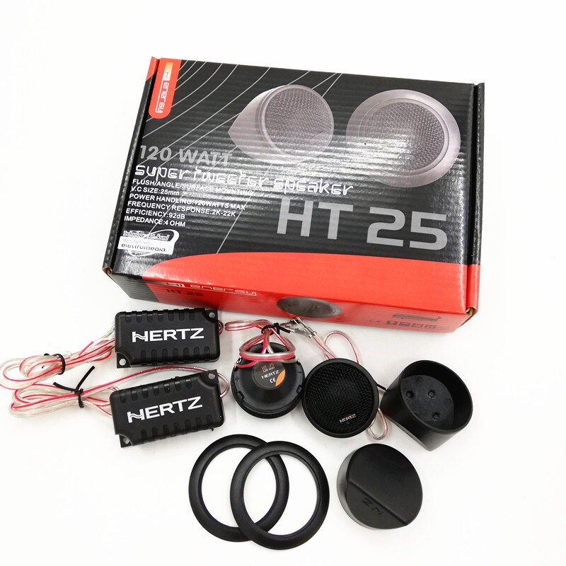 1.5 tommer høj effekt 120w kuppel silke membran diskant bilhøjttaler crossover divider komponent køretøj auto musik stereo