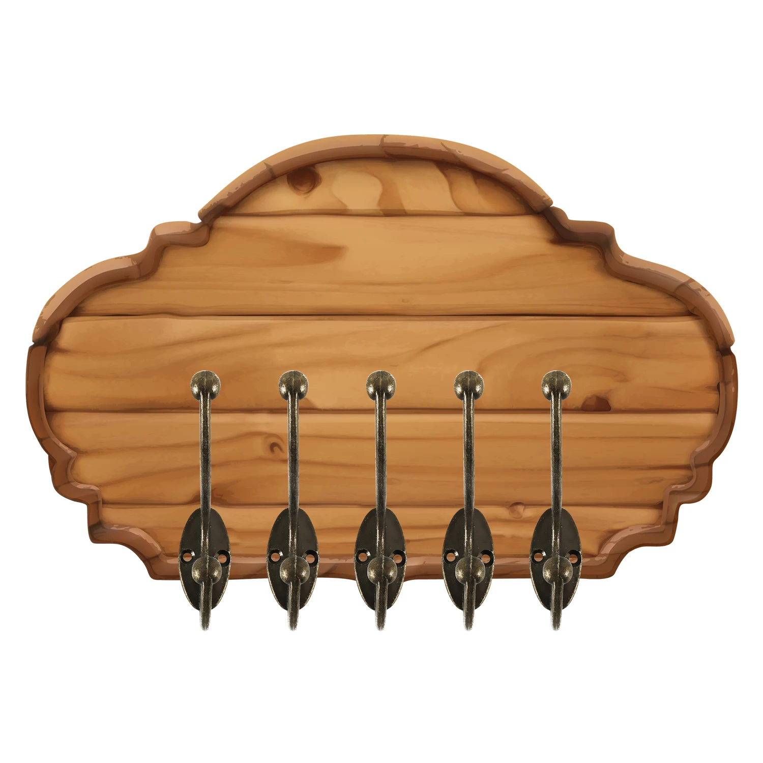 Ganchos Retro de bronce para colgar en la pared, perchero de doble punta, colgador de ropa, ganchos para puerta, bata, llaves, sombrero, ganchos para toallas de baño, 5/10 Uds.