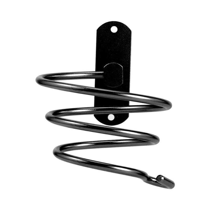 Föhn Houder Kappers Blower Beugel Opknoping Badkamer Wall Mounted Rack Aluminium Plank Opslag Föhn Houder Beugel: Default Title