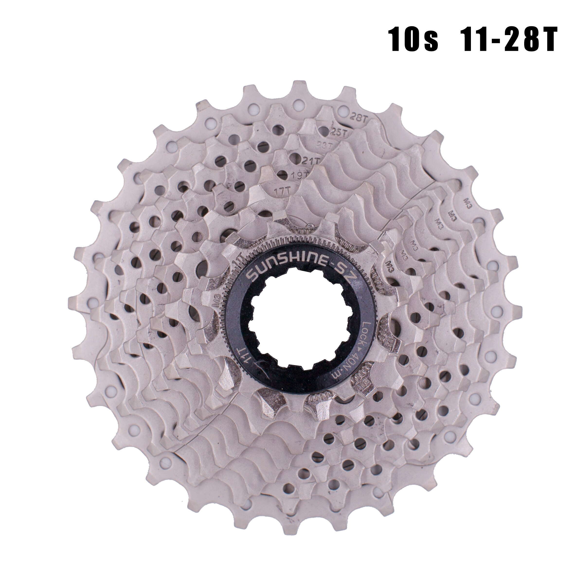 SUNSHINE Road Bike 8 9 10 11 12 s Speed Velocidade 11-25/28T/32T/34T Bicycle Cassette Freewheel Sprocket for SHIMANO: 10s 11-28T