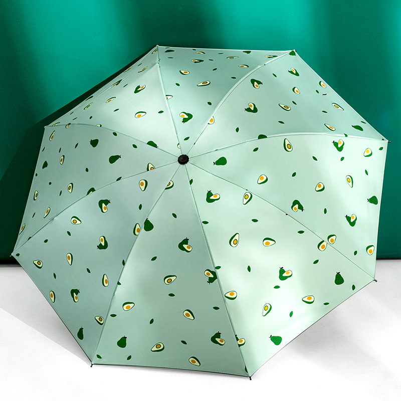 schick Blumen- Anti-UV Faltbare Regenschirme Sonne Kompakte Frauen Weibliche Damen Dame Winddicht Regen SchöNe Blume Süssigkeit Bunte Regenschirm