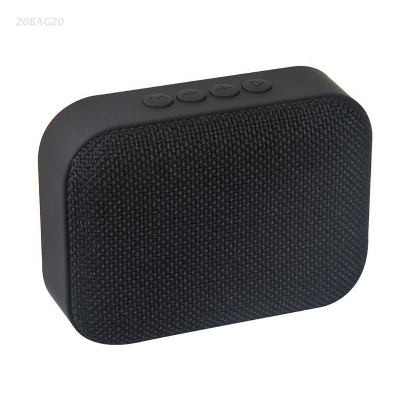 Desk-top Bluetooth-compatible Sound Bar Hifi Sound Speaker Support TF U Card Play FM Radio BassBoom Speakers: Black
