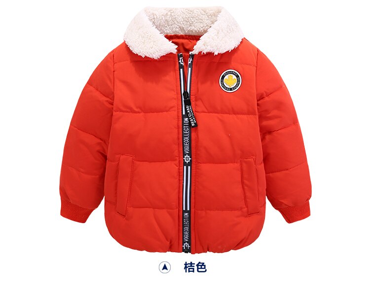 Winter Parkas Jacken Jungen Karikatur Stil Art Oberbekleidung freundlicher Schüler Kleidung Mit Kapuze Jacke für Jungen Baumwolle Parkas Mantel: rot / 4T