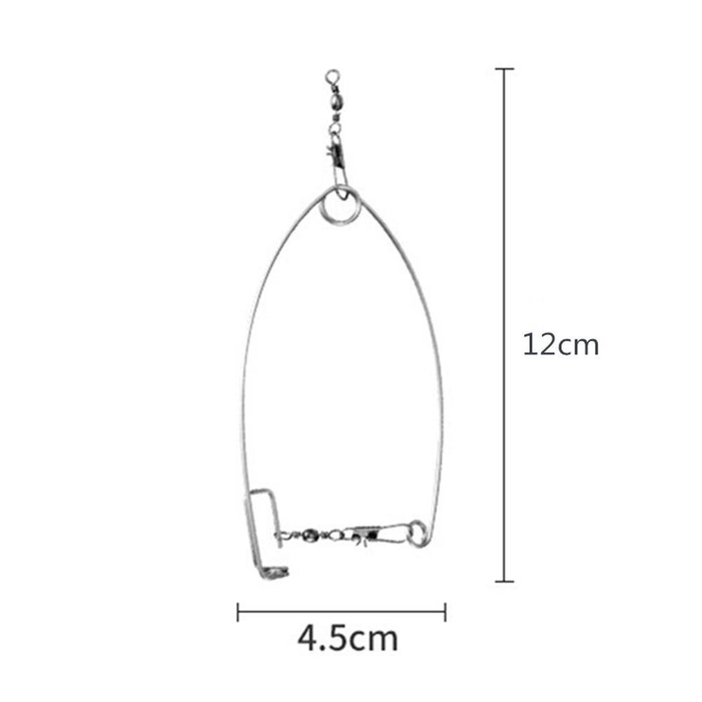1pc Automatic Fishing Device Smart Steel Trigger Hook Spring Fishing Lure Bite Trigger Thehookcatch Fish Automatically