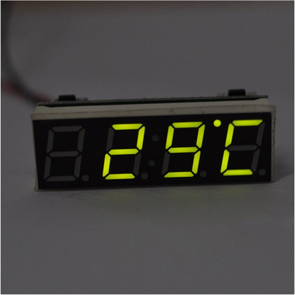 3 In 1 Digital LED Time Clock Temperature Voltage ... – Grandado