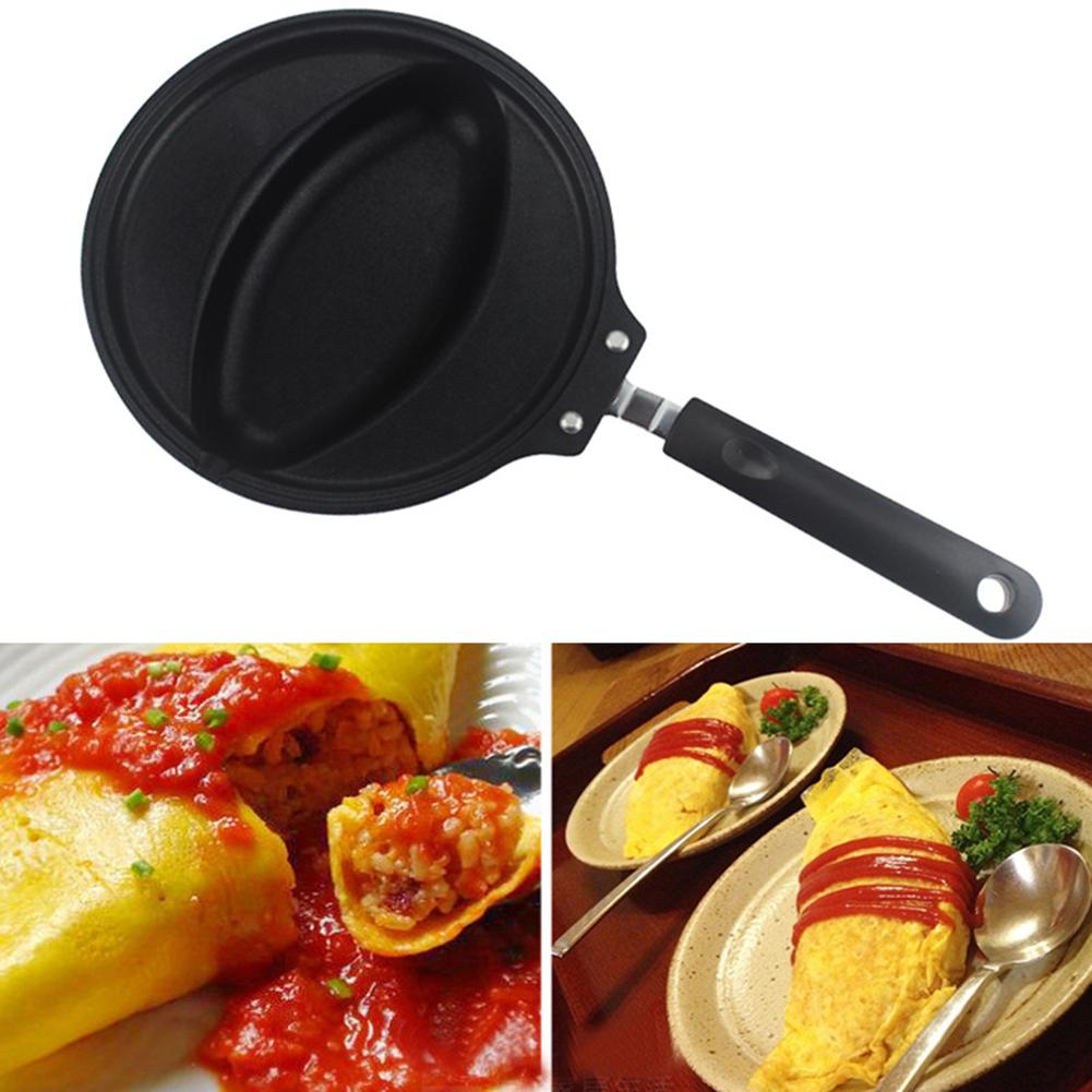 Omelet Rijst Pan Platte Anti-aanbak Koekenpan Restaurant Ei Dumplings Omelet Rice Mold Omurice Mold Non-stick Pan Veilig koken Pan