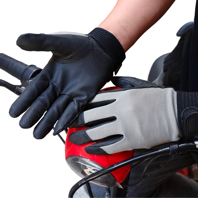 QIANGLEAF 3 stücke Blau Arbeit Handschuhe Sicherheit Ausrügestochen Mann Fahren Handschuh Bergbau Sicherheit Tragen Beständig Gummi Handschuhe 2510