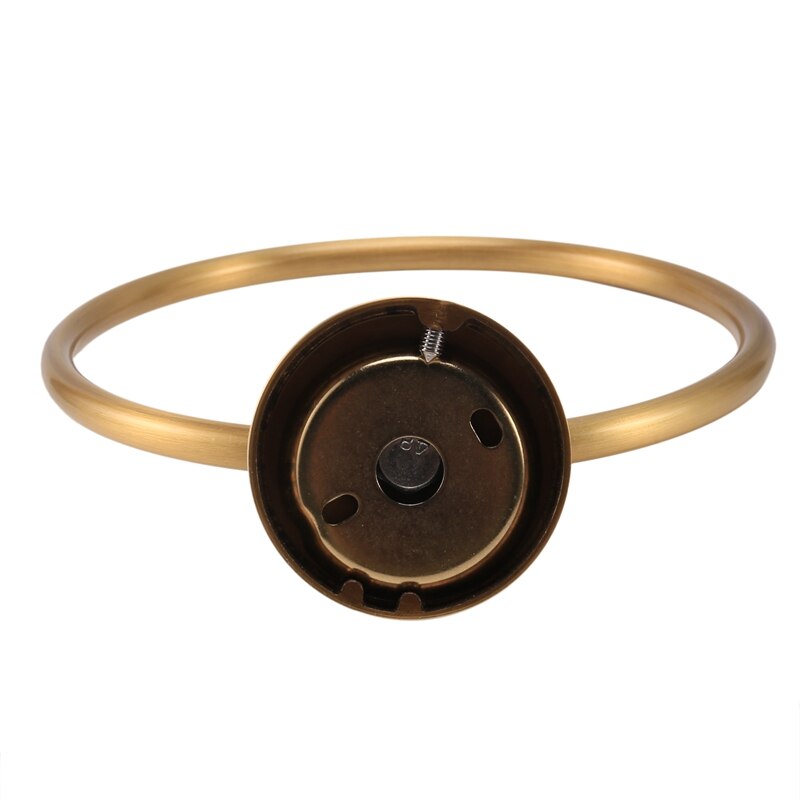 Antieke Koperen Badkamer Accessoires, Badkamer Handdoek Houder, Ronde Handdoekring, Rack, Muur Opknoping Handdoek Ring