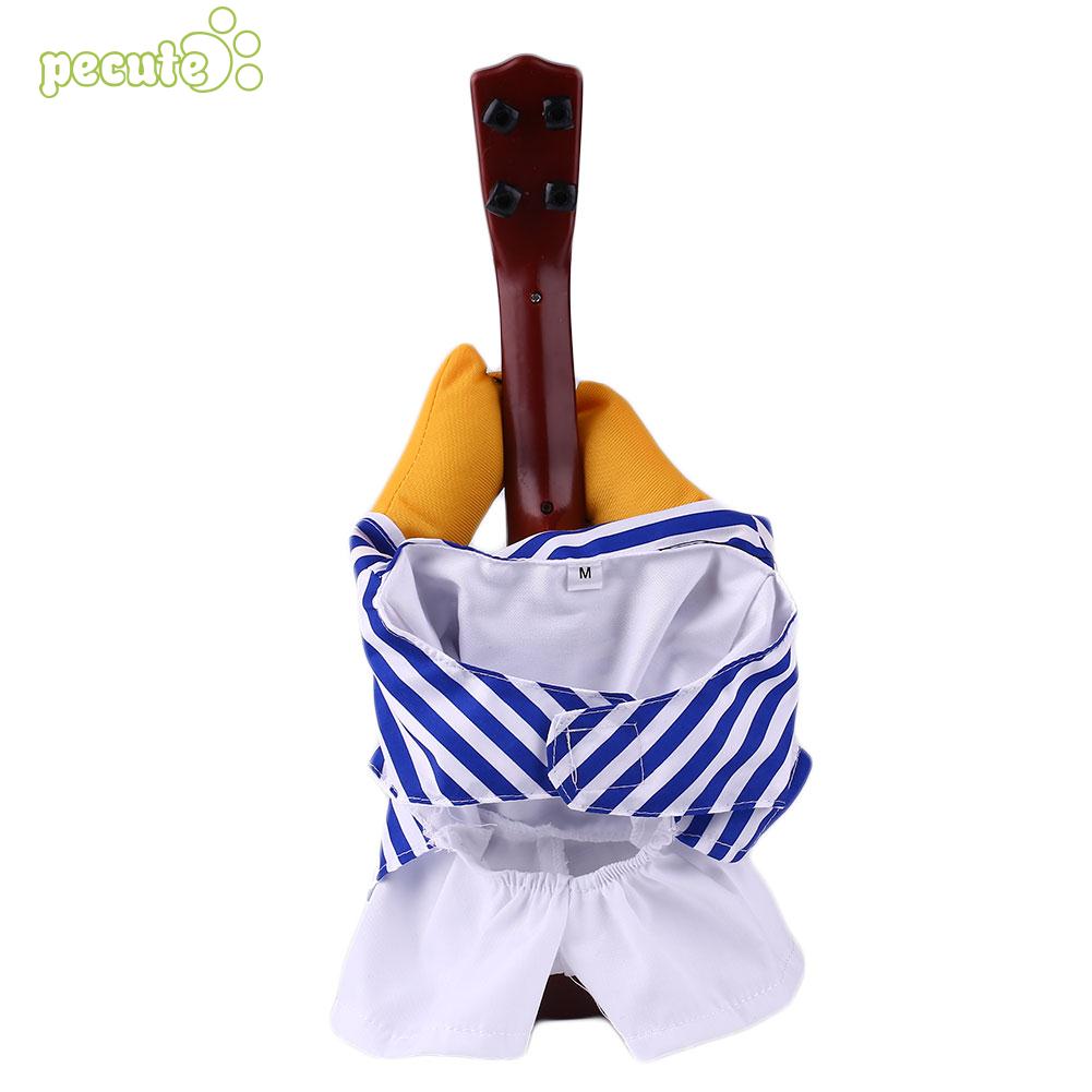 Costume de guitare drôle pour chien, déguisement de fête, pour chien, décoration de noël pour animal de compagnie, vêtement de chanteur