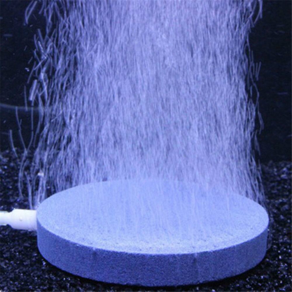 5/6/7/8cm Aquarium Air Stone Oxygen Bubbles Fish Tank Pump Hydroponic Oxygen Plate Round Stone Mini Acuario Accesories