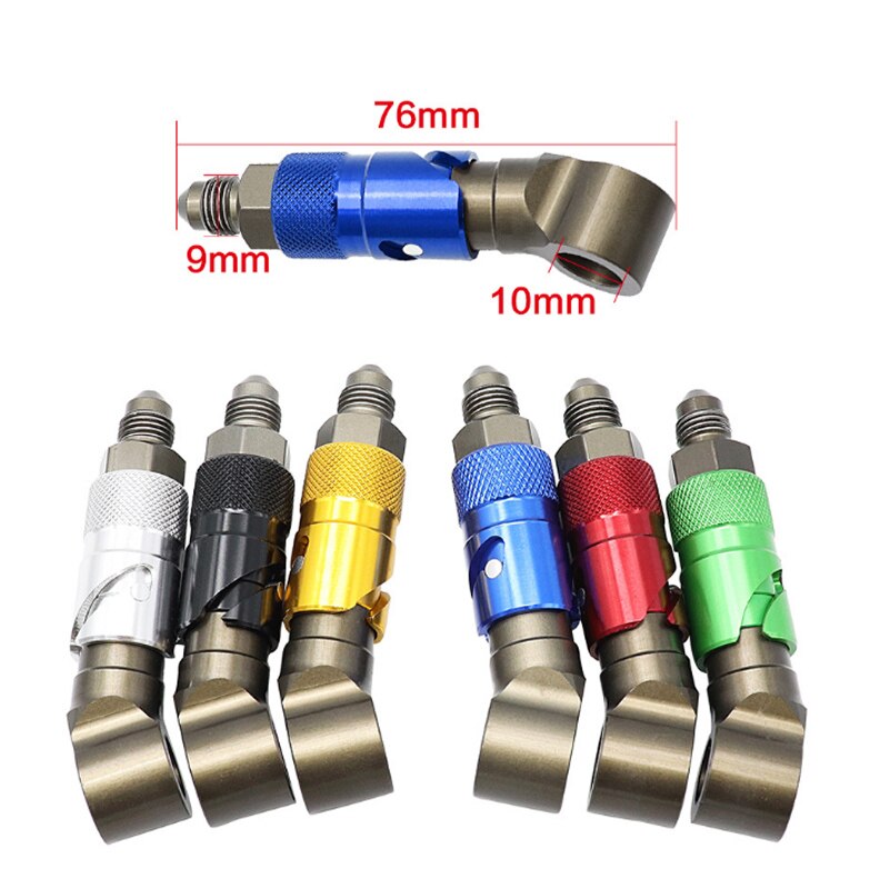 CNC Aluminum AN3 Quick Release Brake Line Connect Quick Detach Brake Tube Adapter Kit Brake Hose Kit