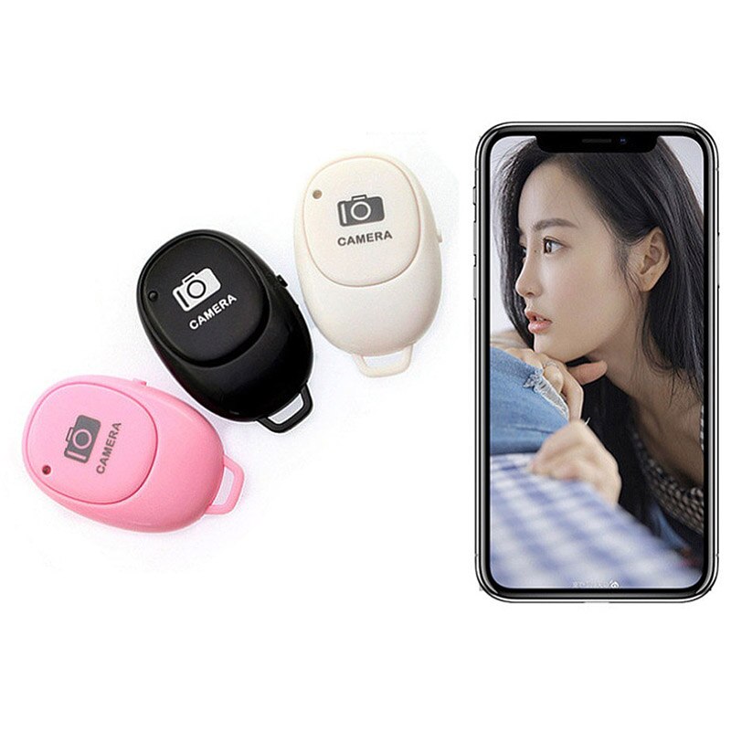 Bluetooth-Compatibele Afstandsbediening Knop Draadloze Controller Zelfontspanner Camera Stok Ontspanknop Selfie Voor Ios Android