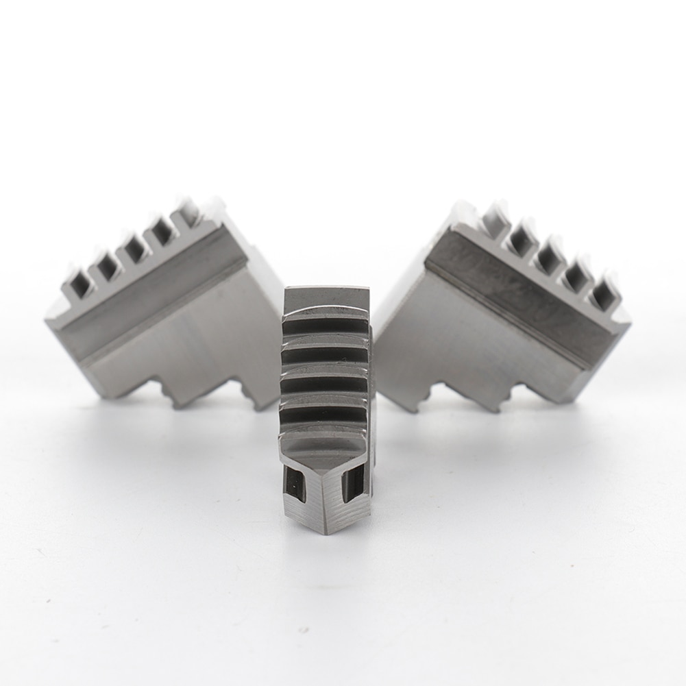 3pcs K11-80 80mm 3 Jaw Klauwplaat Zelf Buiten Metalen Kaken Klauwplaat Kaak Voet Machine Modellen Draaibank chuck Handgereedschap