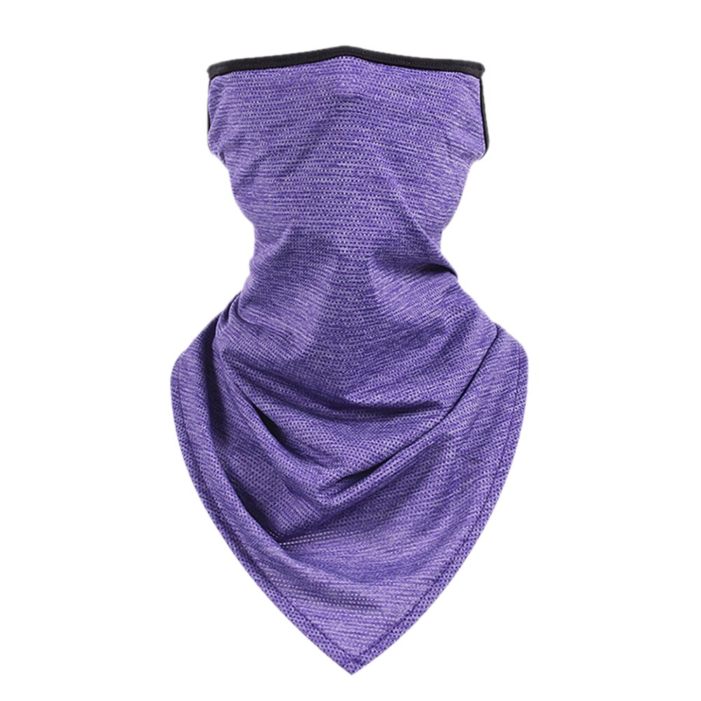 Sommer ridning tørklæde is silke hals sæt magisk turban cykel hængende øre trekant tørklæde udendørs støvtæt solcreme ansigt håndklæde: Vt