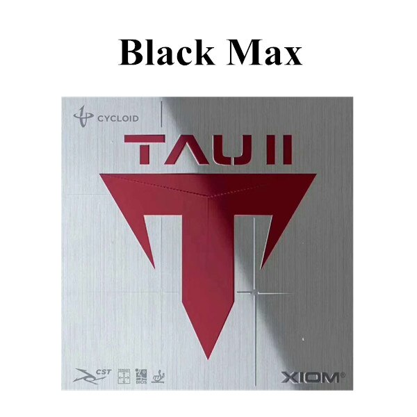 XIOM Original TAU II Table Tennis Rubber Tacky Ping Pong Sponge Tenis De Mesa: Black Max