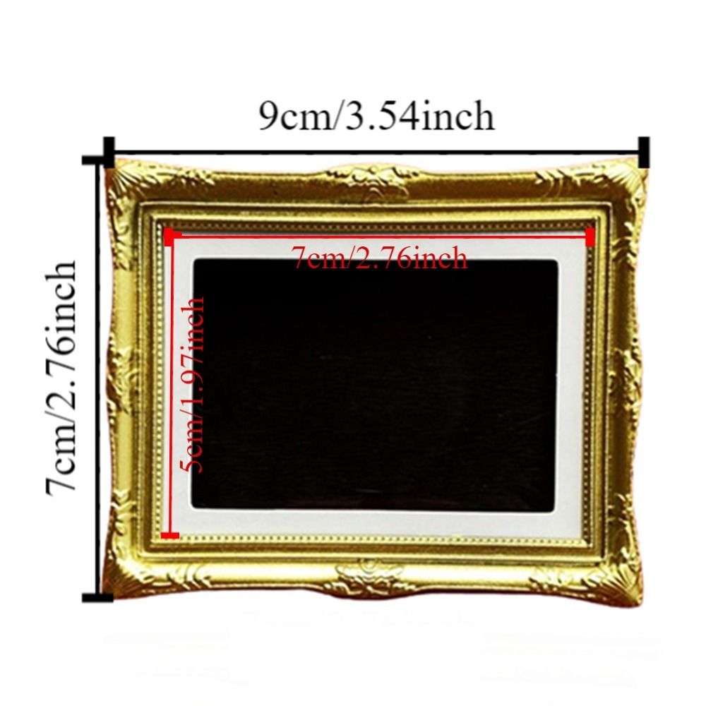 Diy magnetische fotolijst voor de koelkast, 3d vintage koelkastmagneten, bureauversiering, fotodecoratie, koelkastmagneten