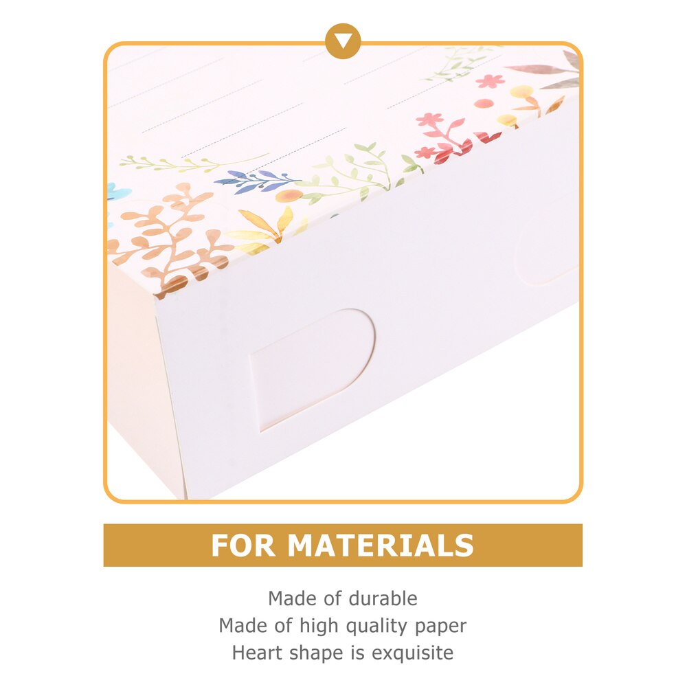 10pcs Table Cards Flower Printing Name Cards Place Cards Wedding Party