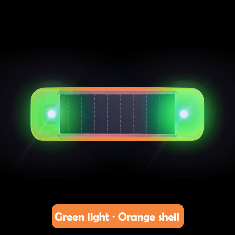 Mini led-autolampje op zonne-energie, waarschuwingslampje voor 's nachts, gesimuleerd alarm, draadloos antidiefstalwaarschuwingslampje, knipperend nep-alarmlampje: Veranderlijk