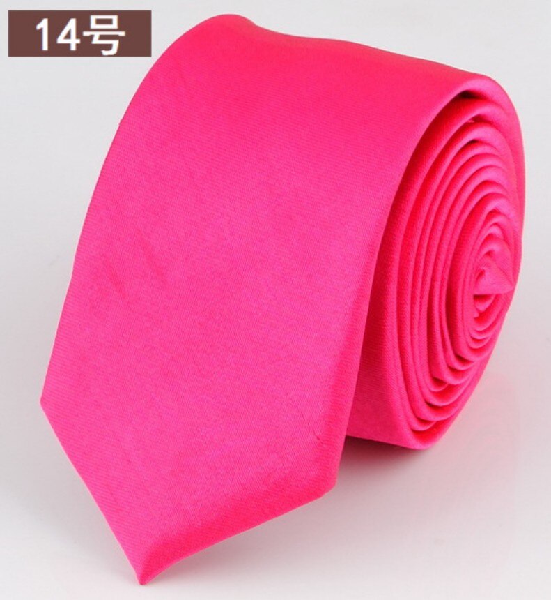 Corbata negra delgada Casual flecha Skinny rojo corbata para hombres 5cm estrecha Hombre Accesorios simplicidad para Formal corbatas: Rose Red