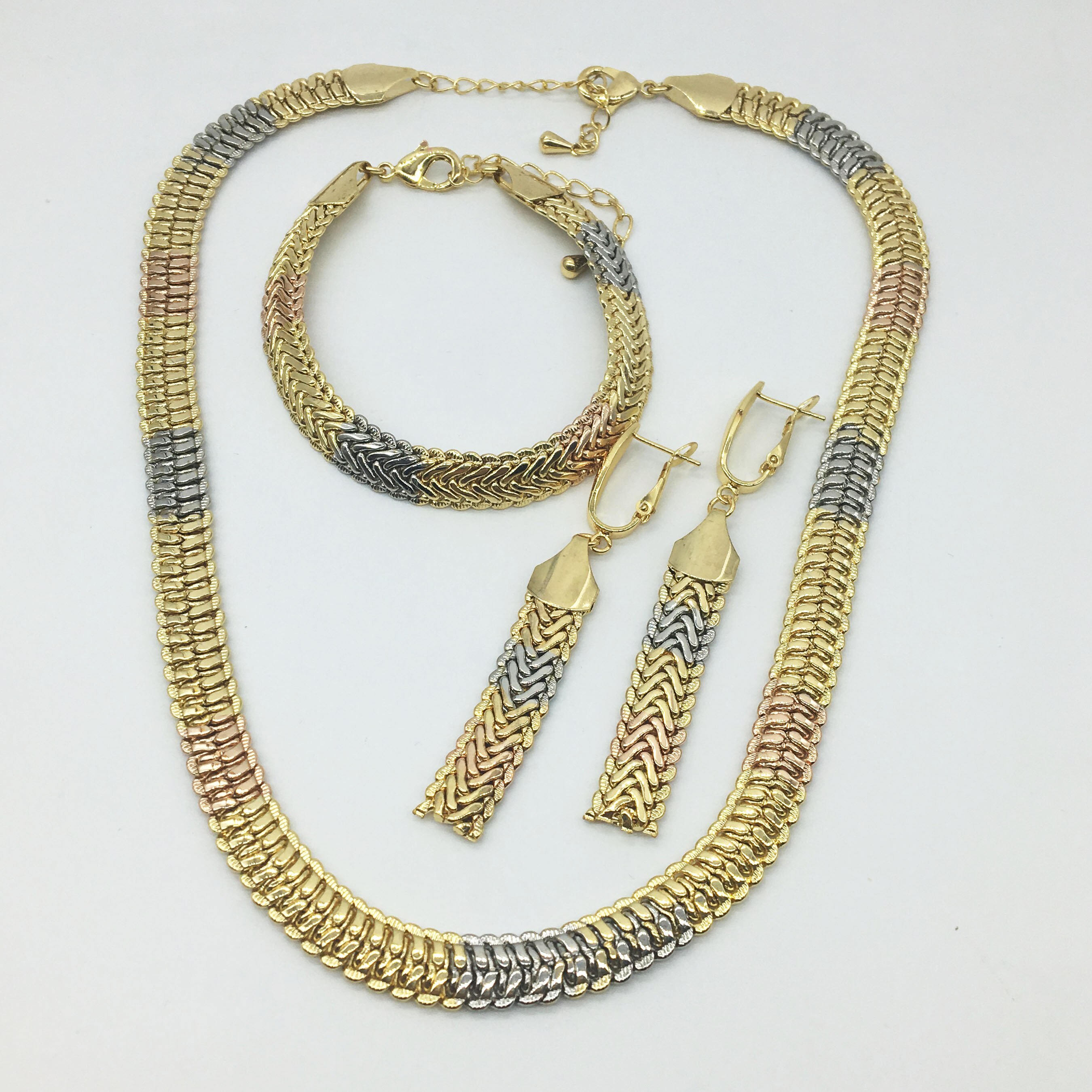 jewelry set Nigeria Dubai gold-color African bead jewelry wedding jewelry set african beads jewelry sets