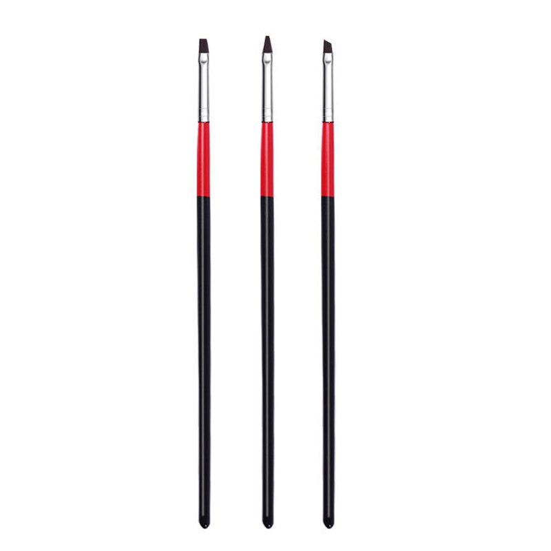 Navolution-pincel de uñas para manicura, brocha de Gel para Nail Art, brocha de Gel para esculpir en polvo líquido acrílico, 15 unids/set por juego: 3Zhei