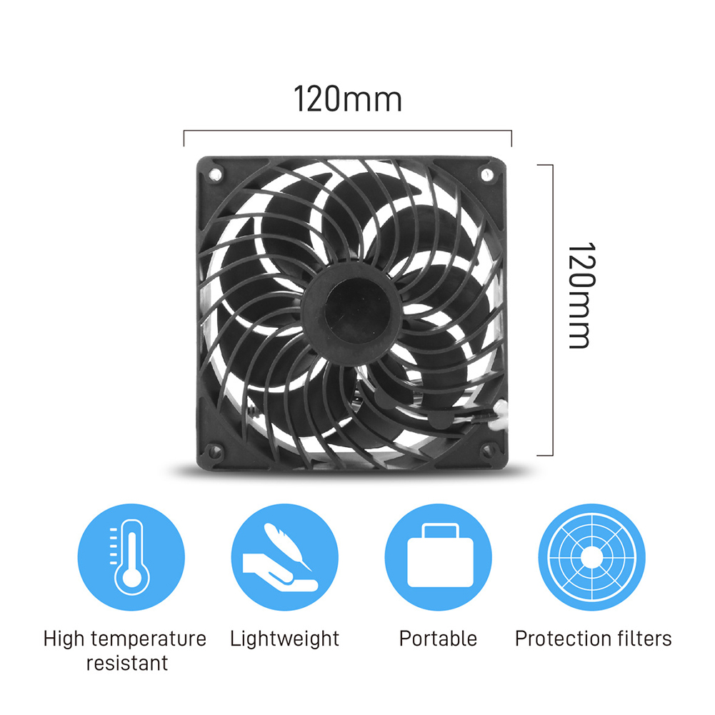 Solar Panel solar charger Fan Waterproof Outdoor Chicken House Plant Pet Ventilation Exhaust Ventilation Fan Silent High Speed