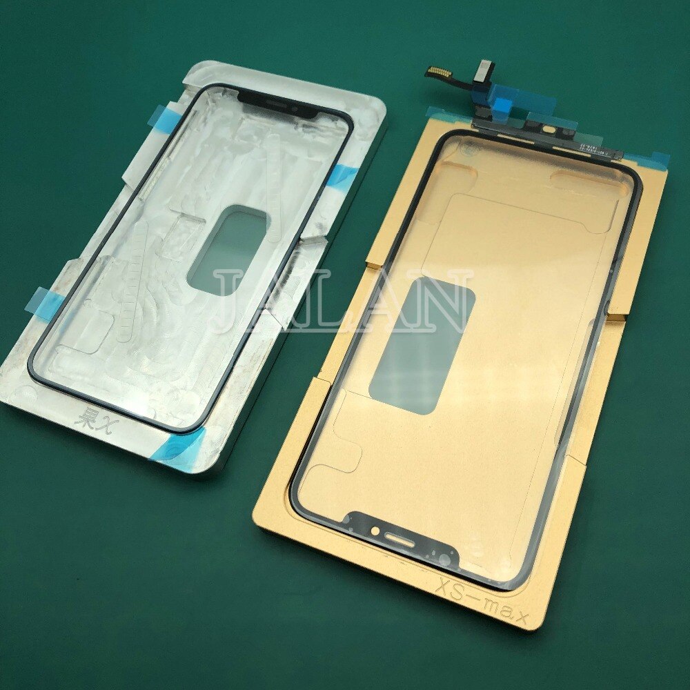 Positie mold voor iPhone XR 6.1/6.5 inch cd touch screen glas frame polarizser OCA digitizer locatie mold lamineren mold