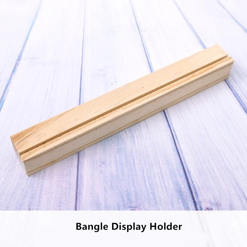 Wood Jewelry Display Tray Wood Ring Tray Pendant Tray Bracelets Display Holder Bangle Holder: Bangle Display