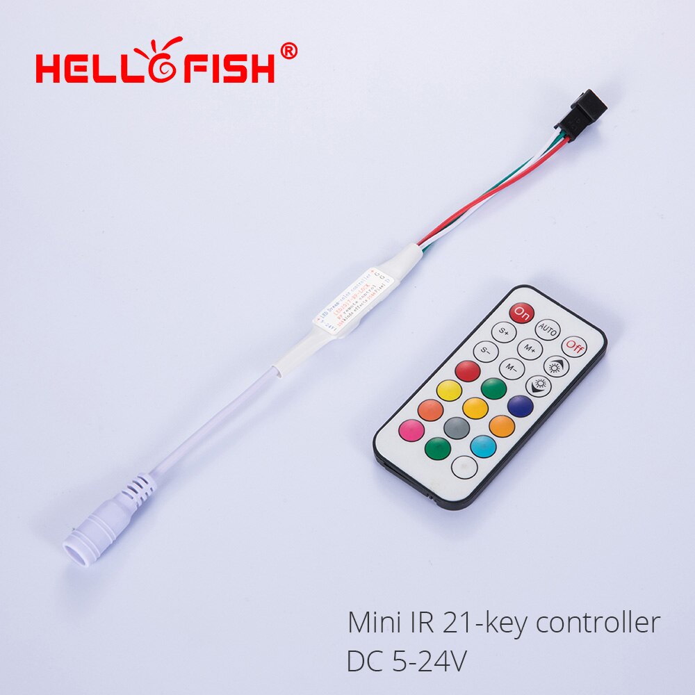 WS2811 WS2812B UCS1903 full Color pixel controller LED strip licht RF draadloze afstandsbediening IR DC USB controller