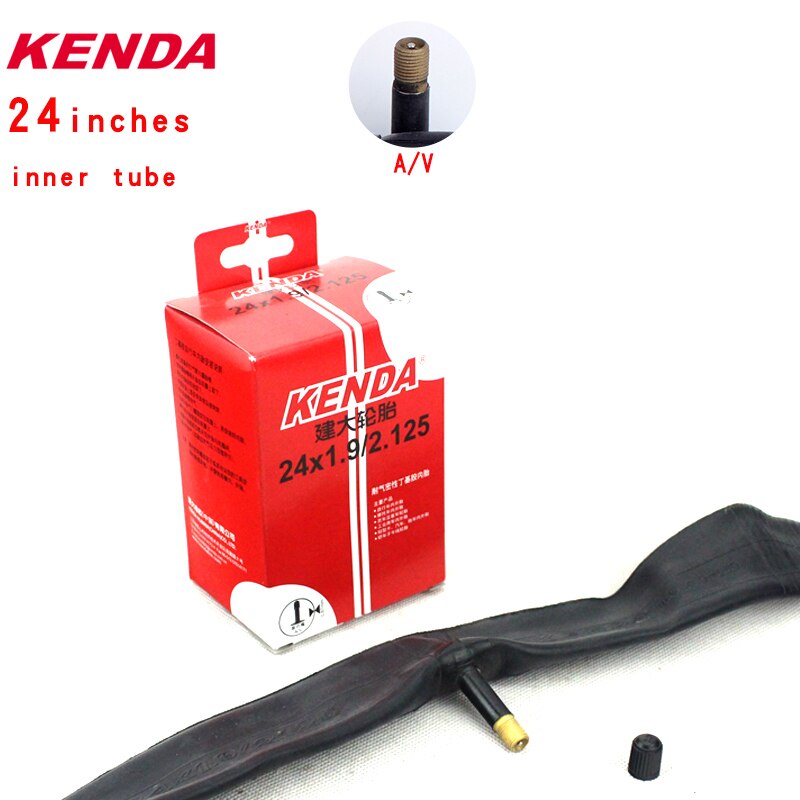 Kenda Fiets Binnenband 22Inch 24*1-3/8 1.25 1.5 1.75 1.9 2.125 S/v F/V Fietsen Mountainbike Tube Banden