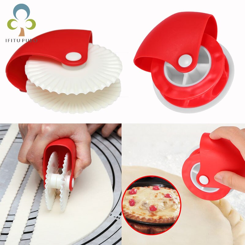 Pastry Cutting Wheel Rolling Wheel Manual Pastry Cutter Roller Cutter Noodle Tool Baking Tool Kitchen Pastry Cutting Tool LXX