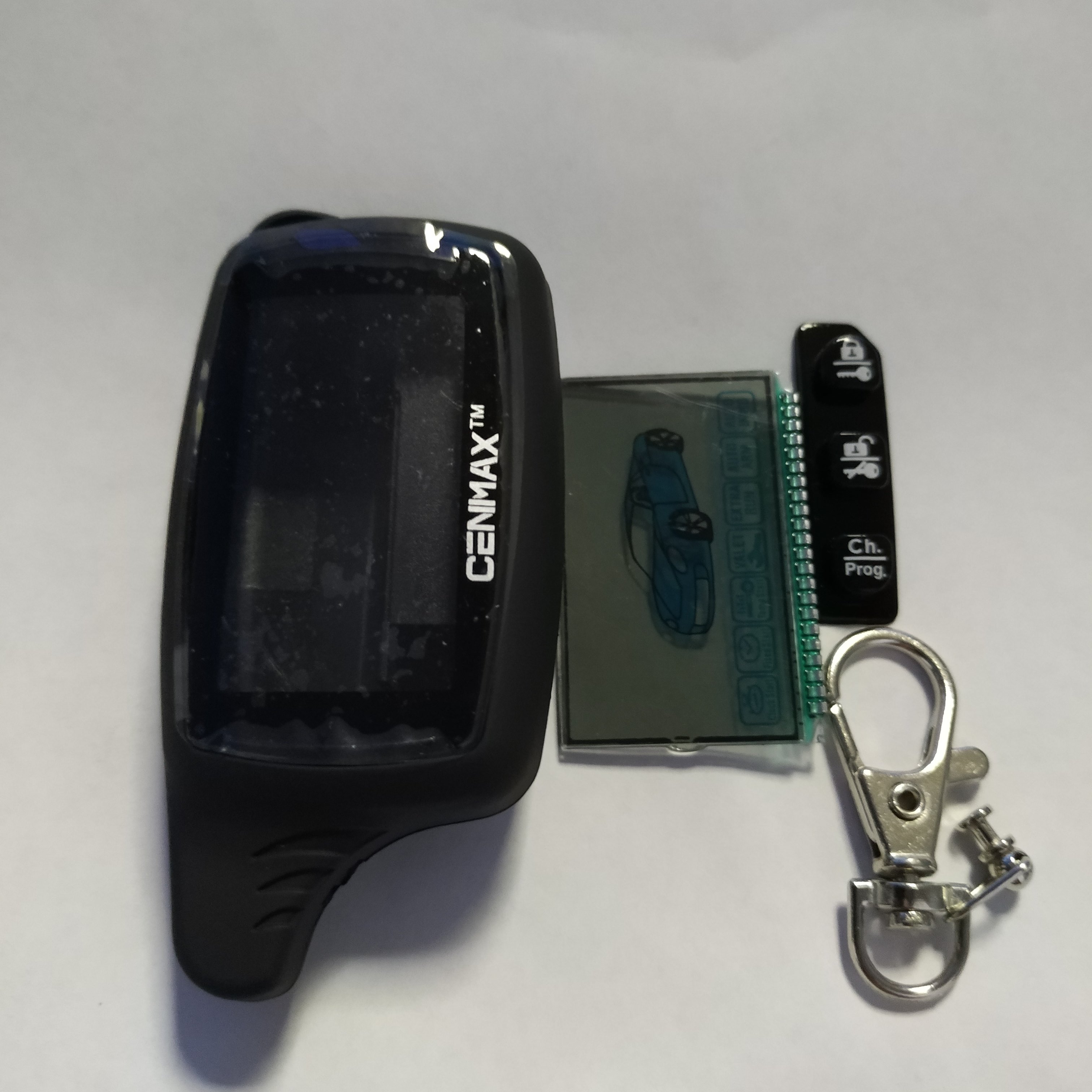 Rusland Case Voor Cenmax ST8A + Lcd Display Voor Cenmax ST8A 8A Lcd Sleutelhanger Auto Afstandsbediening 2-Weg Auto alarmsysteem