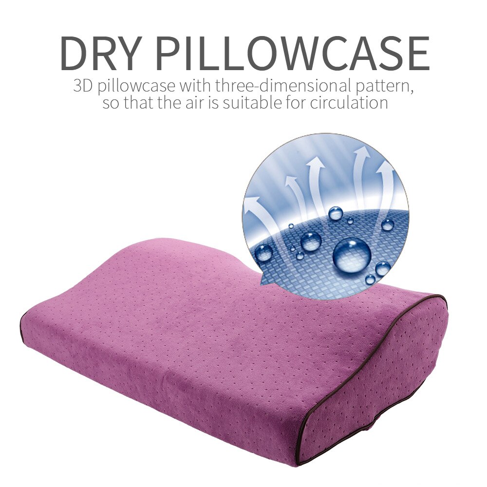 Memory Foam Bedding Pillowcase Pillow Cover For Neck Memory Foam Pillowcase Comfortable Adult Practical Sleeping Relax Pillowcas