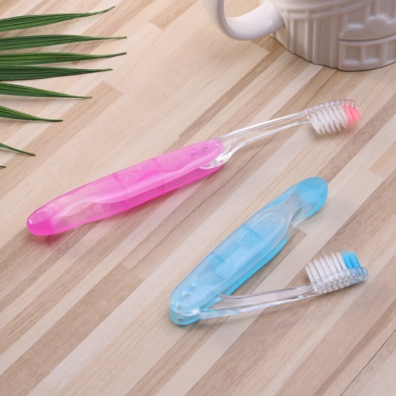 Brosse à dents Portable pliable, cheveux doux, voyage Camping randonnée en plein air, 1 pièce