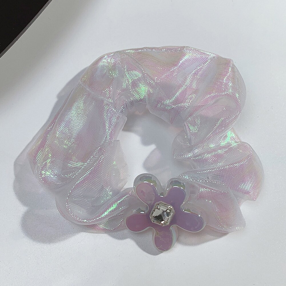 Oversized Hair Scrunchies For Women Solid Organza Scrunchie Hair Rubber Bands Elastic Hair Ties Accessories Ponytail Holder: C1