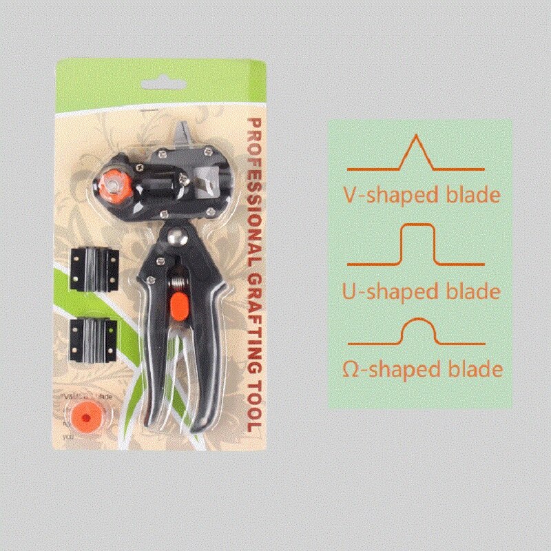 Multi-functional fruit tree grafting shears Seedling grafting trim tool: Black Shear