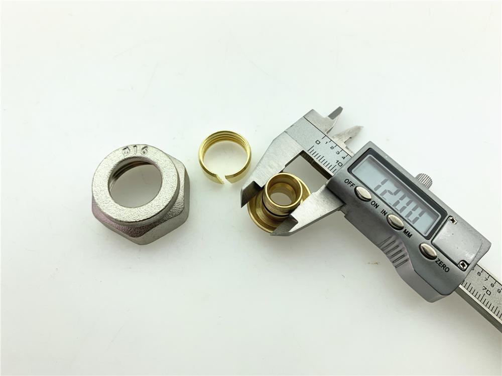 Junta de colector de agua geotérmica, accesorio de latón para calefacción de suelo, subcuenca