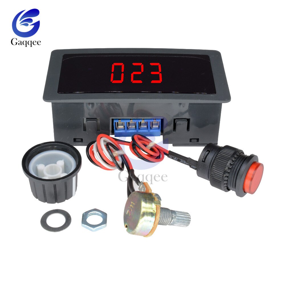 Dc 6v-30v 12v 24v max 8a 16 khz instelbare pwm-motortoerentalregelaar digitaal lcd-scherm dc-motorregeling cv-regelaarschakelaar