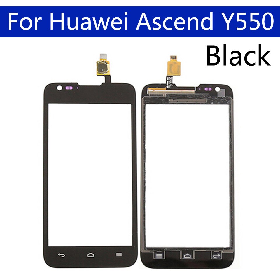 4,5 "pantalla táctil para Huawei Ascend Y550 Y550-L01 \ L02 \ L03 Touch Sensor de panel de pantalla digitalizador pantalla LCD panel de lente de vidrio