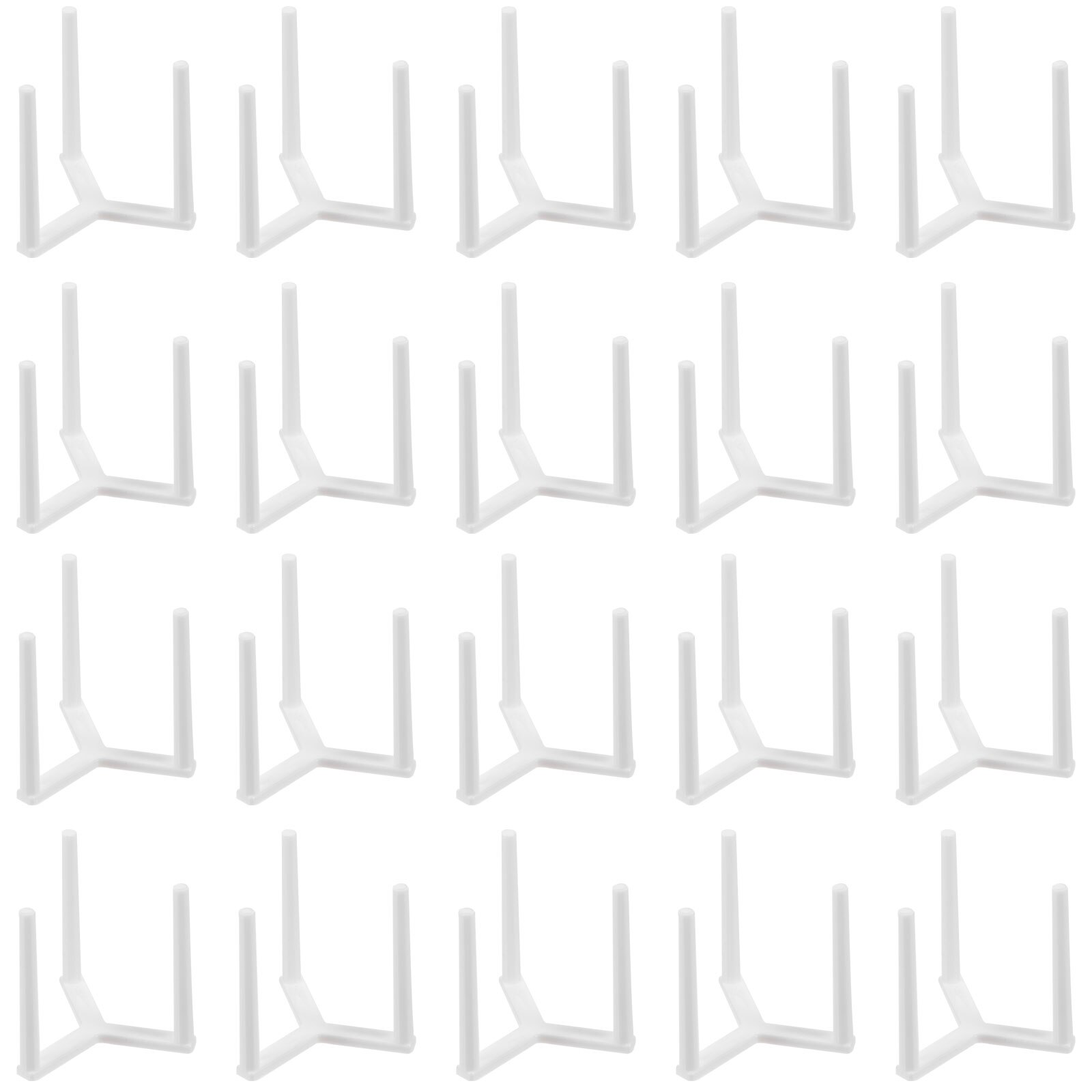 100Pcs Pizza Saver Stands Fixing Rack Pizza Holder Plastic Tripod Stack: White
