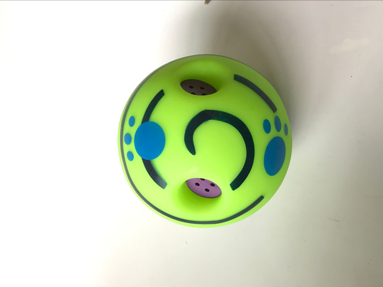 Wobble Wag Giggle Ball Interactive Dog Toy Pet Puppy Chew Toys Funny Sounds Dog Play Ball Training Sport Pet Toys 15cm