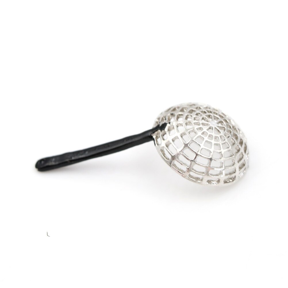 Kitchen 1:12 Length 5cm Micro Metal Colander Doll house MiniatureKitchen Decor Simulation Toy
