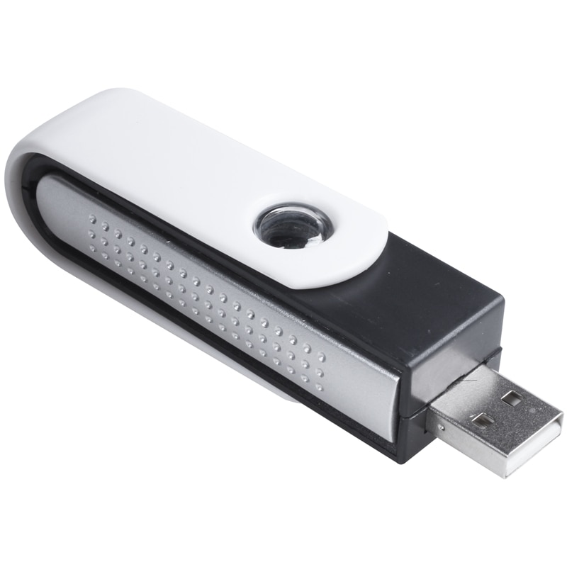 Usb Ionische Oxygen Bar Freshber Luchtreiniger Ionisator Voor Laptop Zwart + Wit: Default Title