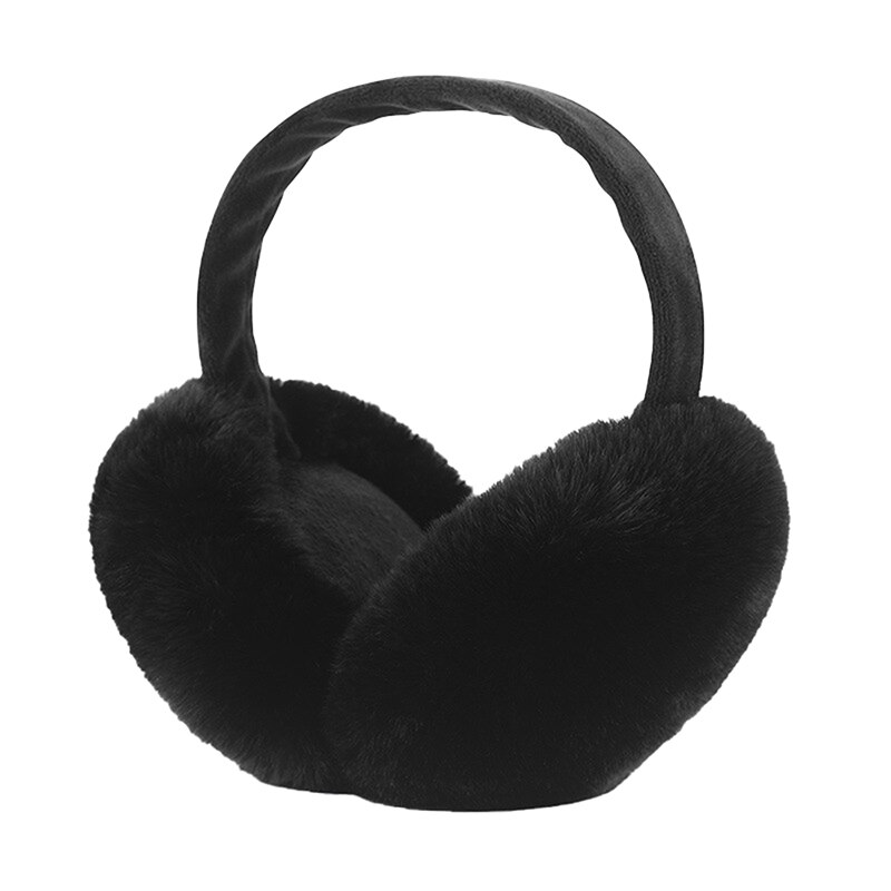 Neue Damen Einfarbig Pelz Ohrenschützer Herbst Und Winter Warme Und Komfortable unisex Pelz Skifahren Kopfhörer Nette: 2