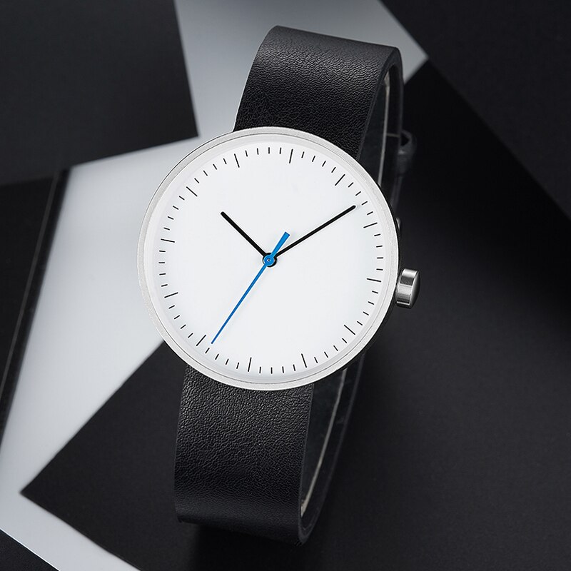 Yazole 522 herreur vandtæt sportsur herre quartz ur pu rem simple casual ure til mænd mærke montre homme