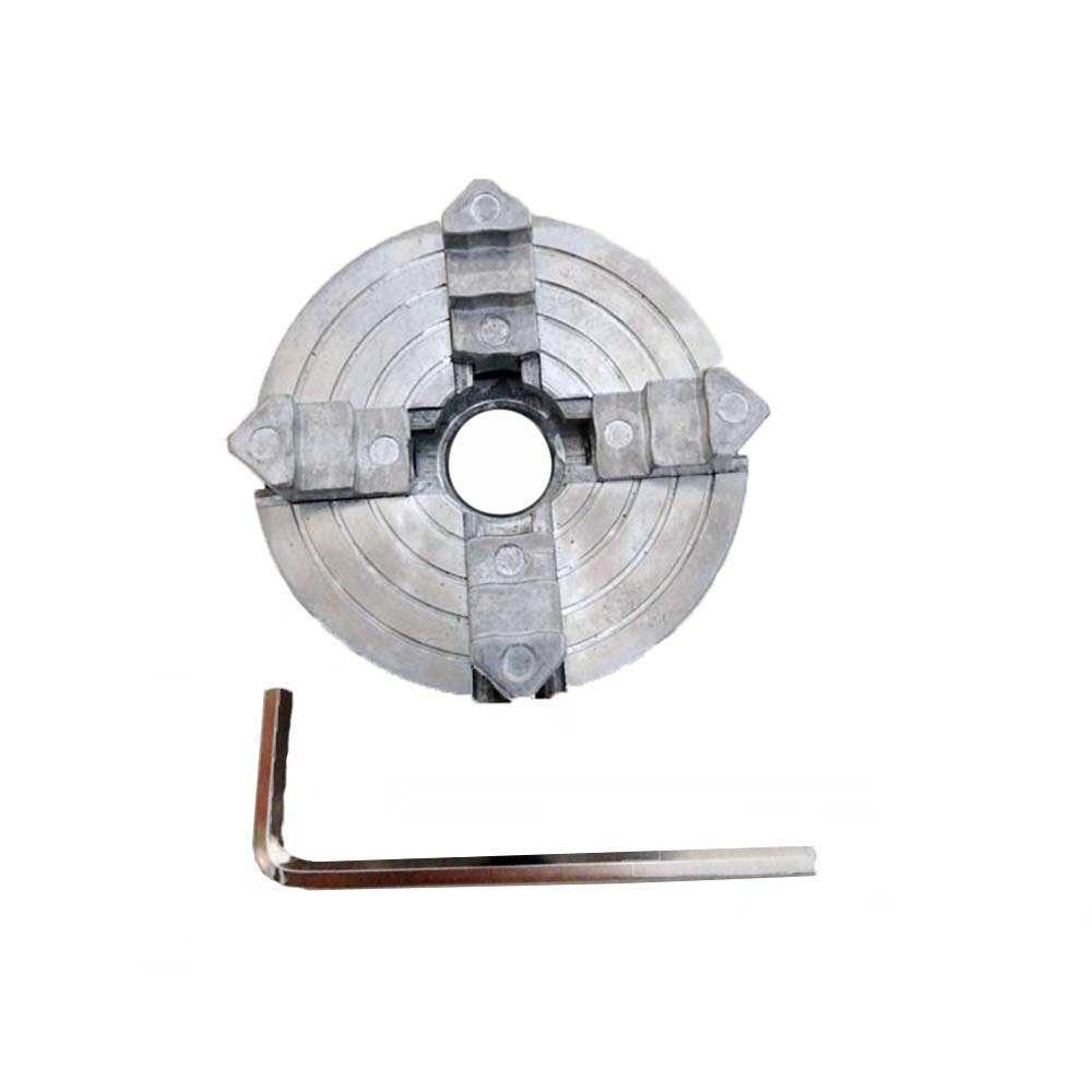 Fyra 4 käftchuck  z011a för metall mini svarv  m12 x 1mm gängad baksida 1.8 ~ 56mm/12 ~ 65mm mini spännband svarv tillbehör