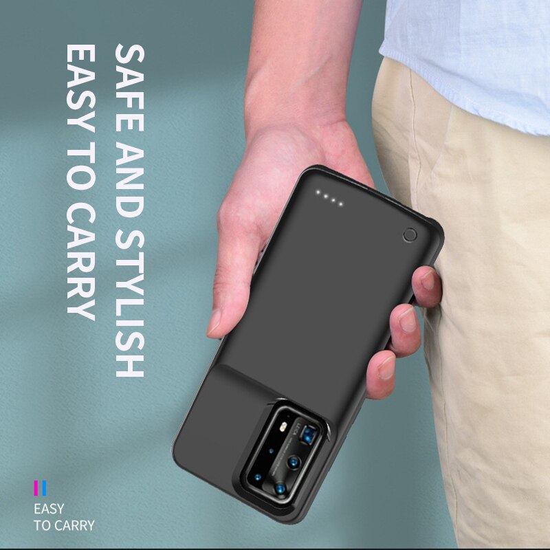 PINZHENG 6800mAh Ladegerät fallen Für Huawei Nova 6 Ladung fallen Für Huawei Nova 6 6800mAh Energie Bank ladegerät Fällen